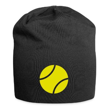 Tennis Ball Ball Sport Tennis Gift Ball Sport - Jersey Beanie - black - Front