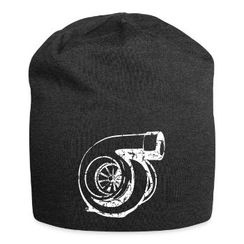 Turbolader - Tuning - Jersey-Beanie - Anthrazit - Vorne