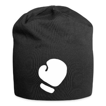 Gants de boxe boxe boxe gants de boxe arts martiaux - Bonnet en jersey - noir - Devant