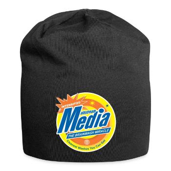 Mainstream brainwashing - Jersey Beanie - black - Front
