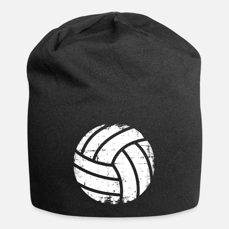volley- - Bonnet en jersey - noir
