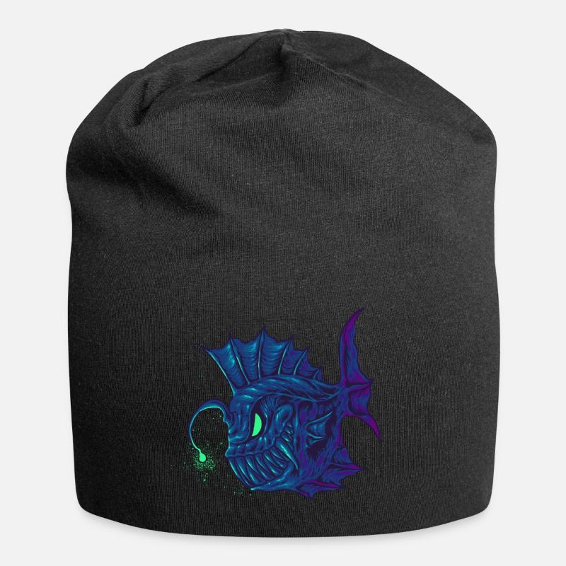 angler fish Dive Diver - Jersey-Beanie - Schwarz