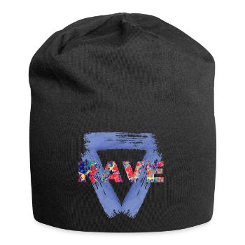 rave e 42 - Jersey Beanie - black - Front