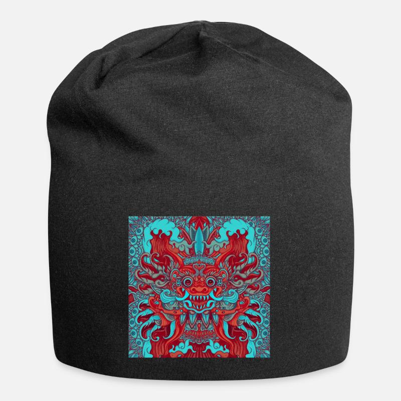 néon bali petit - Bonnet en jersey - noir