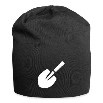 Pelle jardinier bêche jardin hobby jardinier - Bonnet en jersey - noir - Devant