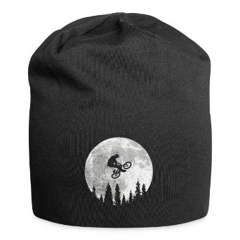 Mountainbike Mountainbiken Mountainbiker Downhill - Jersey-Beanie - Schwarz - Vorne