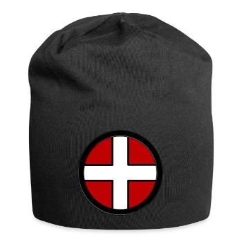 LOGO Haute Savoie Rund - Jersey-Beanie - Schwarz - Vorne