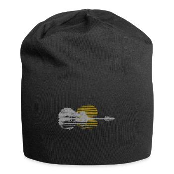 Guitar Guitarist Guitar Player Gift Bassist - Jersey Beanie - black - Front