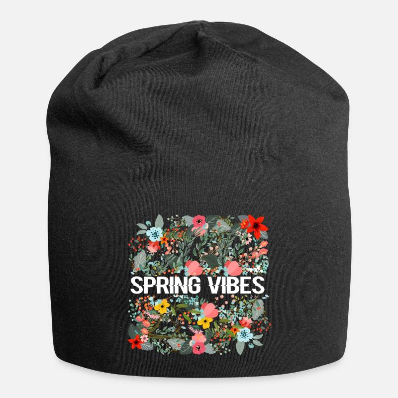 SPRING VIBES - Bonnet en jersey - noir
