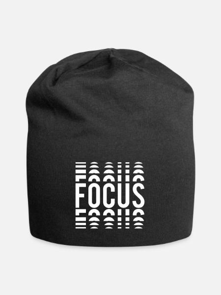 Focus - Jersey Beanie - black