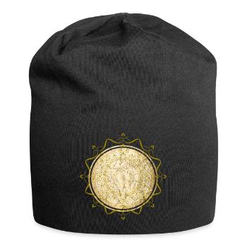 mandala bouddhisme spiritualité - Bonnet en jersey - noir - Devant