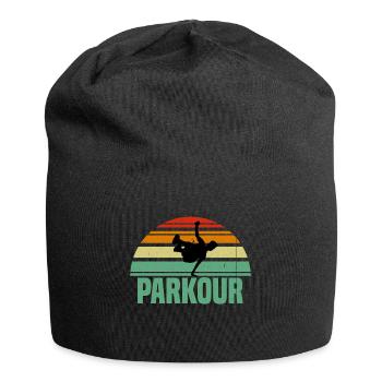 parkour - Jersey Beanie - black - Front