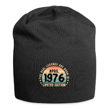 Né en 1976 Tee Vintage Legend Né en avril - Bonnet en jersey - noir - Devant