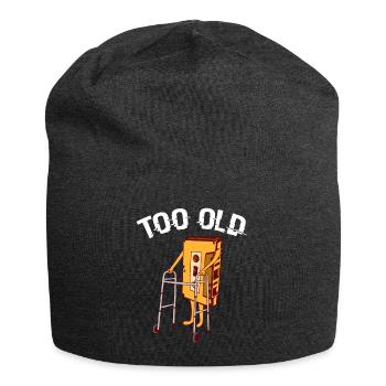 Rétro 80's Design Old-fashion 80's Design Dire " - Bonnet en jersey - charbon - Devant