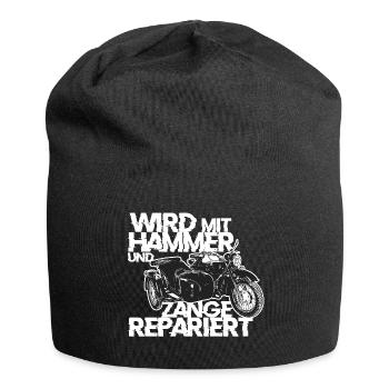 Ural M72 Repaired with hammer and pliers - Jersey Beanie - black - Front