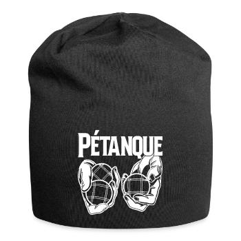 Boule balls pour Bouler Boules Boule Boule Boule boule - Bonnet en jersey - noir - Devant