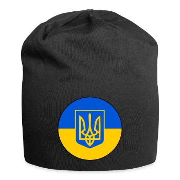 Ukraine - Jersey-Beanie - Schwarz - Vorne