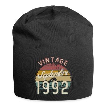 Jahrgang September 1992 - Jersey-Beanie - Schwarz - Vorne