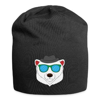 Perfect Gift For Polar Bear Fan T-shirt Design - Jersey-Beanie - Schwarz - Vorne