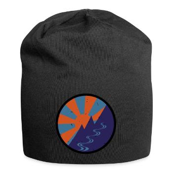 Montagne vintage - Bonnet en jersey - noir - Devant