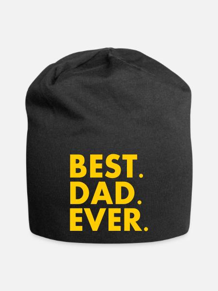 Best dad ever - Jersey-Beanie - Schwarz