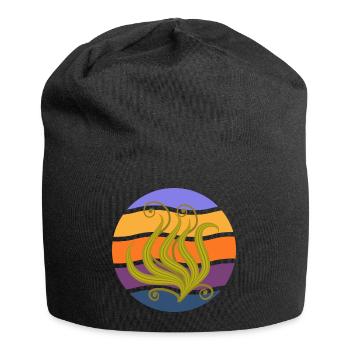 Colorful Underwater Design Plant Trendy - Jersey Beanie - black - Front