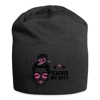 Enseignant hors service Lehrer außer Dienst - Bonnet en jersey - noir - Devant