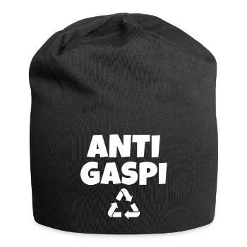 anti-gaspi, anti-gaspillage, recycler - Bonnet en jersey - noir - Devant