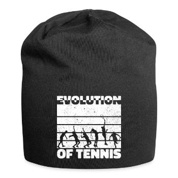 Evolution of Tennis Sport Spieler Tennisspieler - Jersey-Beanie - Schwarz - Vorne
