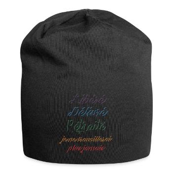 Délivré Libéré Retraité Je ne travaillerai plus - Bonnet en jersey - noir - Devant