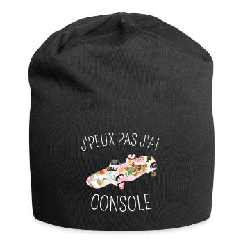 J Peux Pas J Ai Console - Bonnet en jersey - noir - Devant