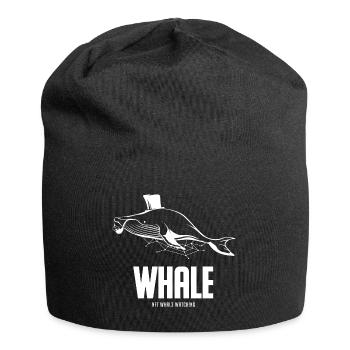 THE WHALE - white - Jersey-Beanie - Schwarz - Vorne