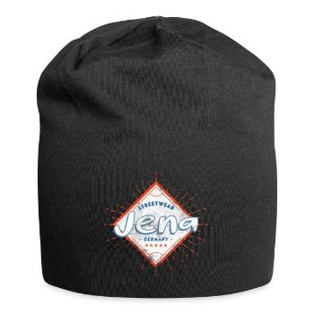 Jena Allemagne City Skyline Accueil Amour - Bonnet en jersey - noir - Devant