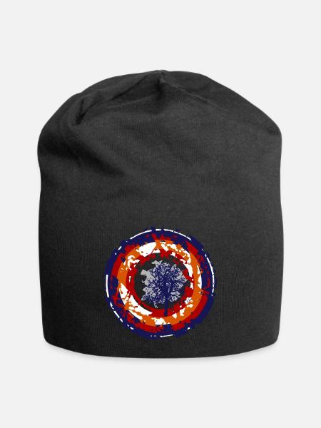 crazy bullseye - Jersey-Beanie - Schwarz