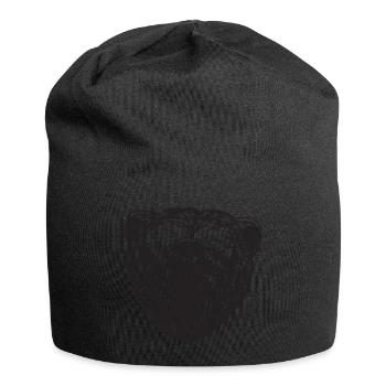 Brown bear head bear motif for brown bear team or - Jersey Beanie - black - Front