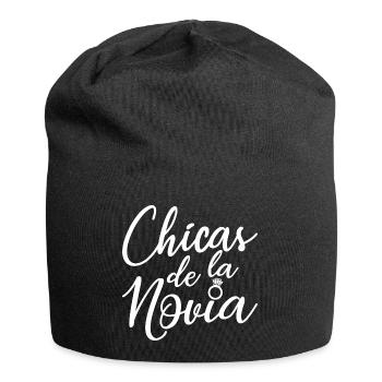 Chicas de la Novia Bridesmaid Team Bride Wedding - Jersey Beanie - black - Front