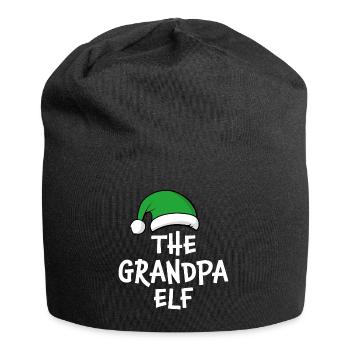 Der Opa Elf - Jersey-Beanie - Schwarz - Vorne
