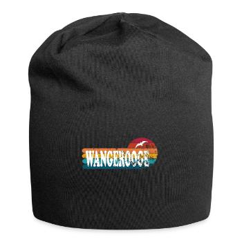 Insel Wangerooge Ostfriesland - Jersey-Beanie - Schwarz - Vorne