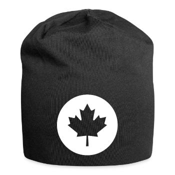 Canada, j'aime le canada, j'adore le canada - Bonnet en jersey - noir - Devant