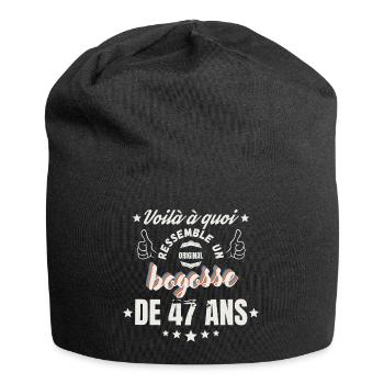 teeshirt Bogosse de 47 ans humour - Bonnet en jersey - noir - Devant