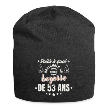 teeshirt Bogosse de 53 Ans humour - Bonnet en jersey - charbon - Devant