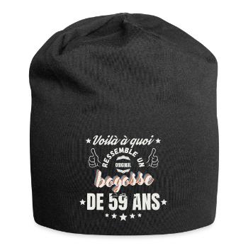 Teeshirt Bogosse de 59 Ans Humour - Bonnet en jersey - noir - Devant