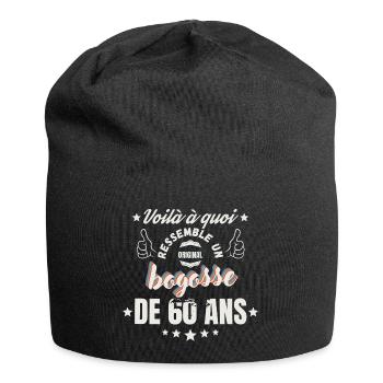 Teeshirt Bogosse de 60 Ans Humour - Bonnet en jersey - noir - Devant