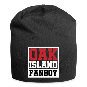 Oak Island Fanboy | Schatzsucher | Farben änderbar - Jersey-Beanie - Schwarz - Vorne