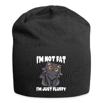 Meow persan in surpoids obese grand grand je ne - Bonnet en jersey - noir - Devant