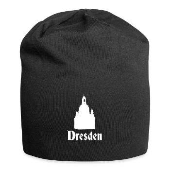 Dresden Frauenkirche - Jersey-Beanie - Schwarz - Vorne