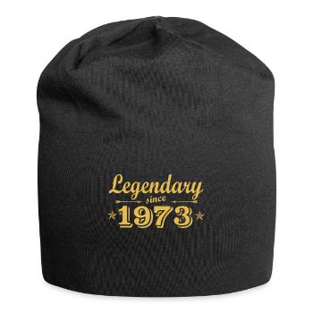 Geburtstag 1973 - Jersey-Beanie - Schwarz - Vorne