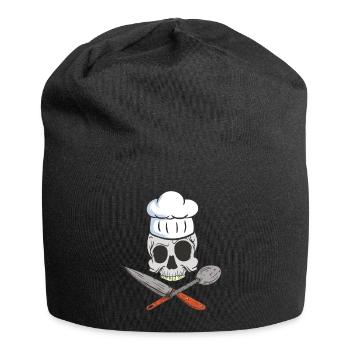 Bake Food Butter Snack Cake Baking T-shirt Design - Jersey Beanie - black - Front