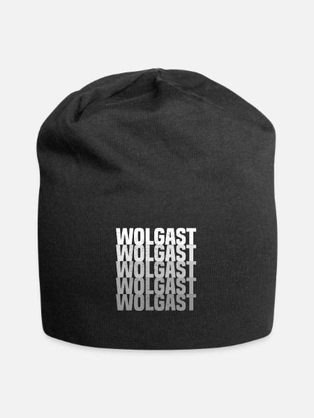 Wolgast - Jersey-Beanie - Schwarz