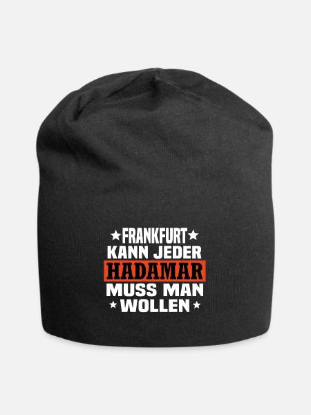 Hadamar - Jersey-Beanie - Schwarz